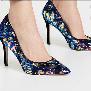 Sam Edelman Multicolor Sequin Heels
